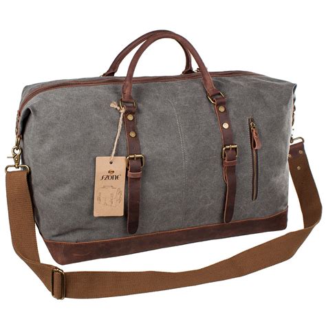 fine leather duffle bag men's.